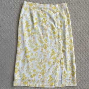 Charlie Holiday Salsa Midi Skirt Daisy Floral 8 Flirty Summer Boho Feminine